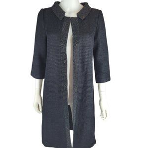 St. John Black Sequin Sweater